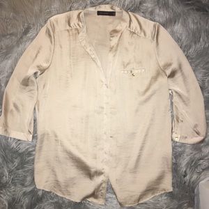 Soft Gold Button Down
